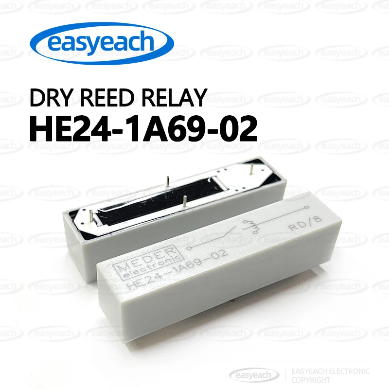 

German MEDER electronic high voltage dry spring relay HE24-1A69-02 magnetic latch relay DIP4 switching voltage 10000V