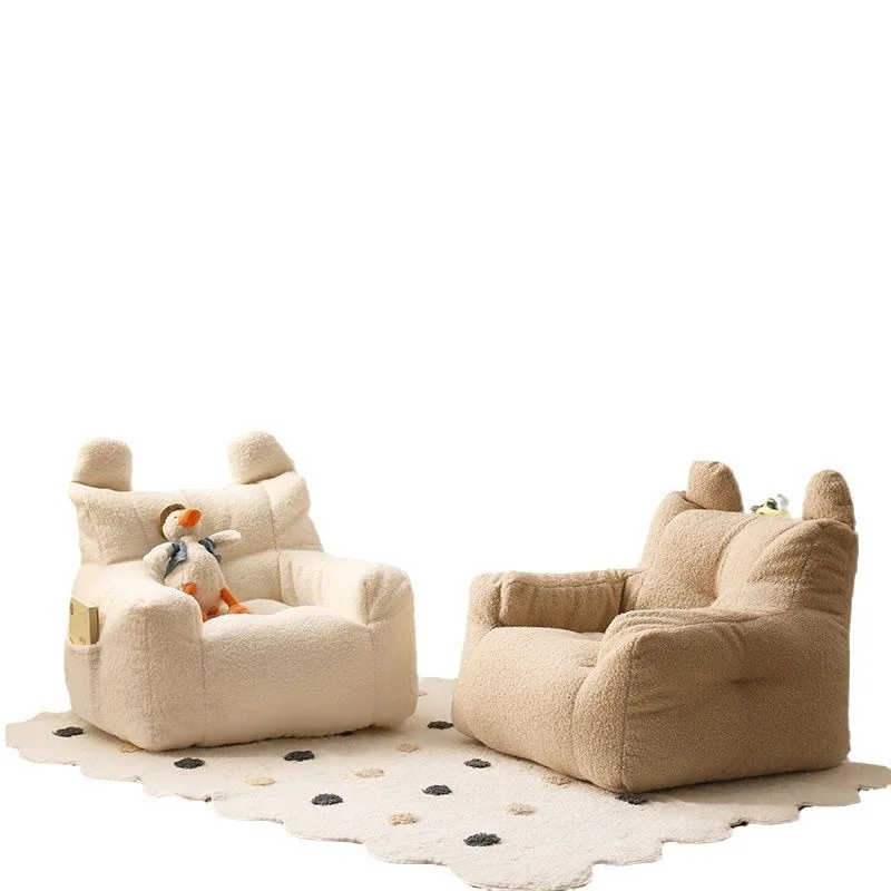 Children's 2 in 1 Flip Open Foam Sofa Children's Sofa Bed Removable Washable Microsuede Sofa Cover With Vacuum Packing