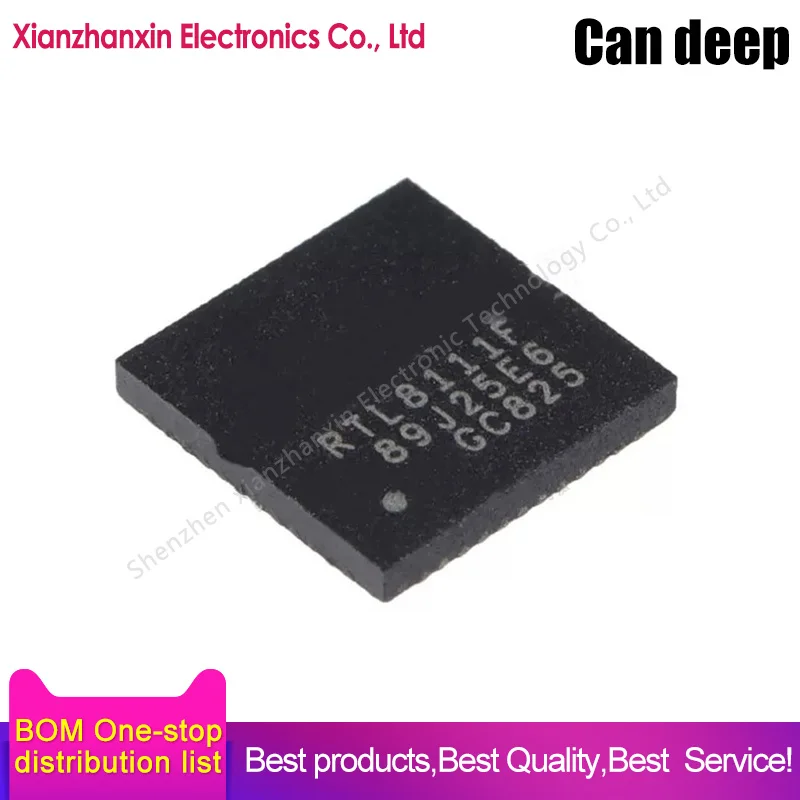 1pcs/lot RTL8111F-CG RTL8111F QFN48 Ethernet transceiver chip