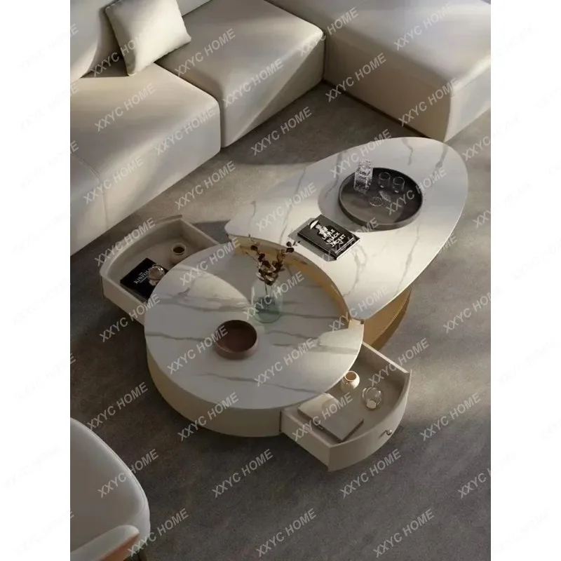 

L Living Room Coffee Tables Storage Luxury Coffee Tables Minimalist Modern Luxury Couchtisch Postmodern Furniture
