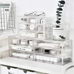 Desktop Stationery Storage Box Multifunction Desktop Storage Box With Drawer Makeup Organizer Makeup Brush Pen Holder For Home