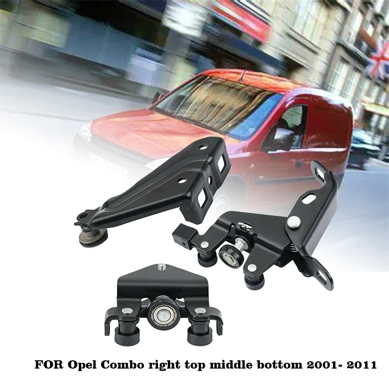 

3x sliding door roller FOR Vauxhall Opel Combo 2001-2011 right middle bottom 124999 5124921 124995