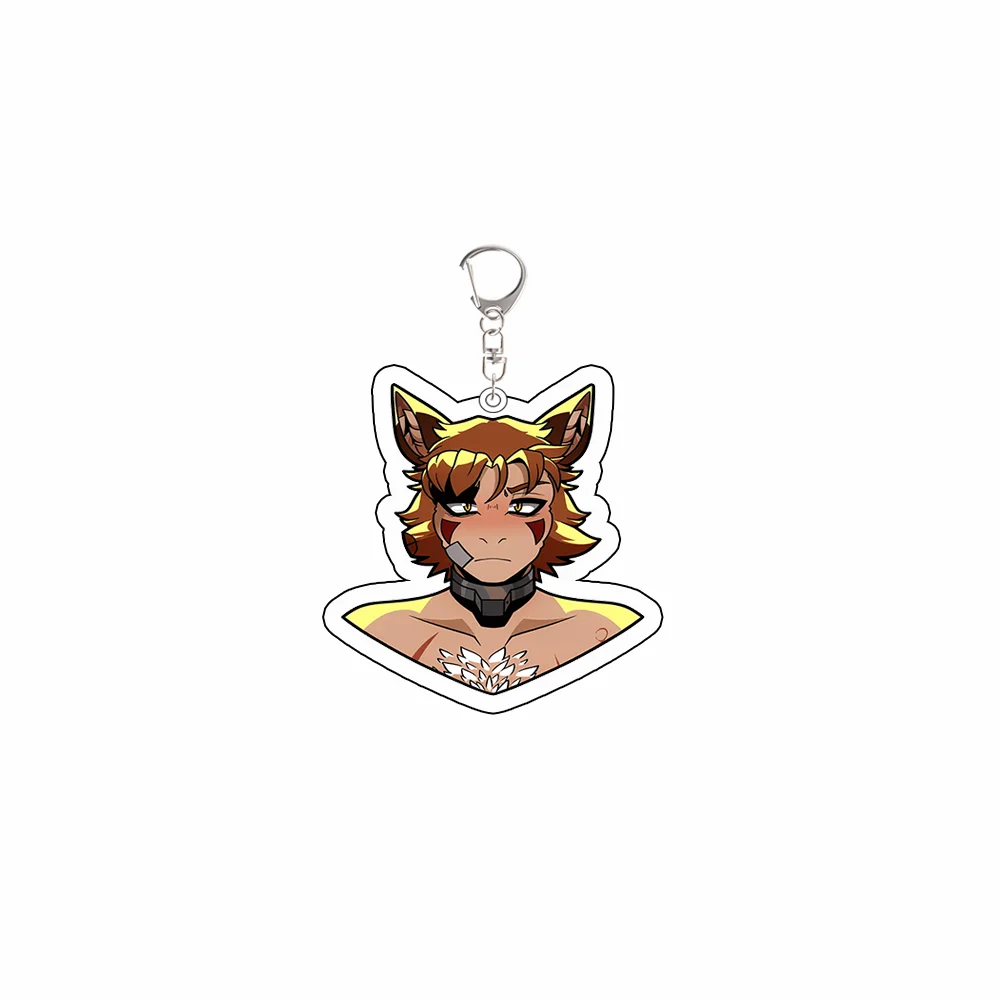 Game Peripheral YKMET Strade Ren Lawrence Fox Acrylic KeyChain Custom Cartoons Creativity Backpack Pendant Festival Gift