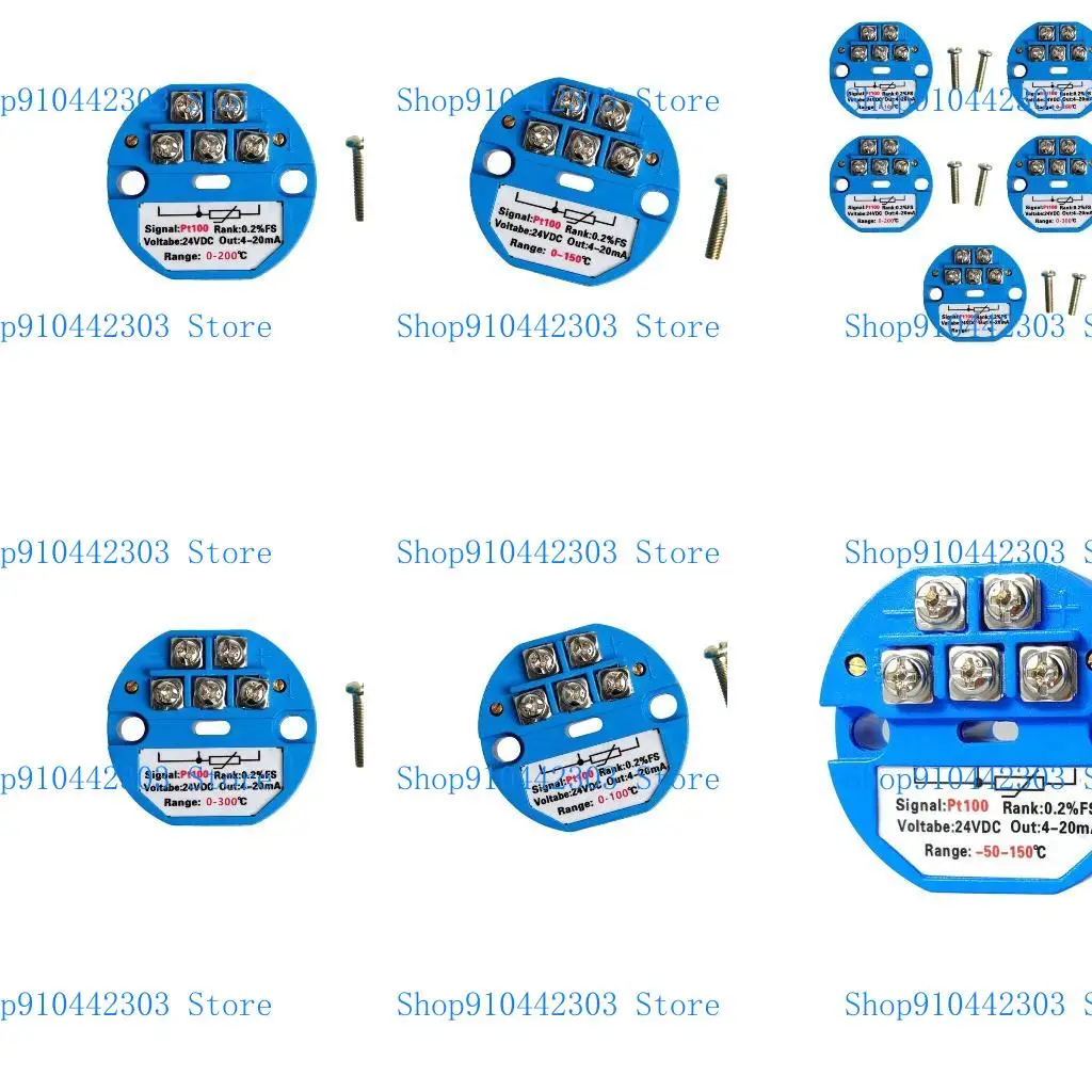 

L4MD PT100 Temperature Transmitter Module 4-20mA Current Output DC24V Power Supply