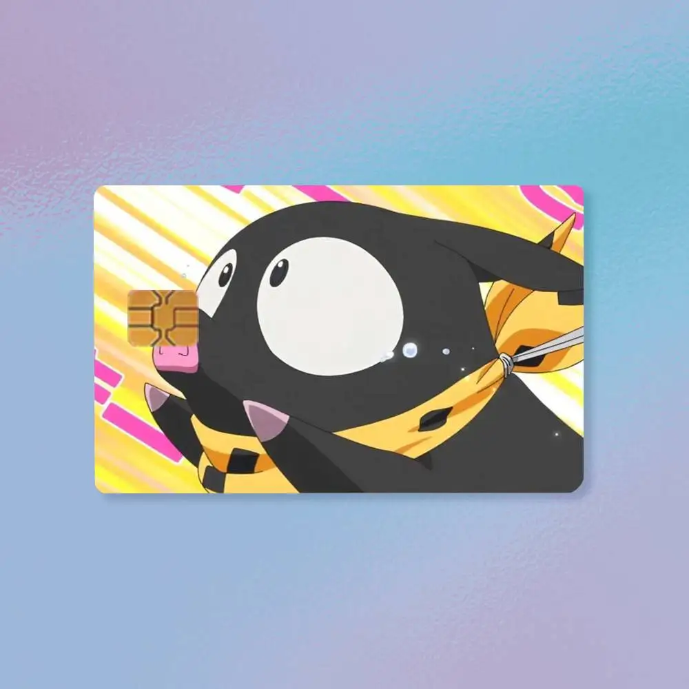Anime Cute Ranma P Chan  Credit Card HD Stickers Premium matte film effectively prevents fingerprints and daily abrasion.