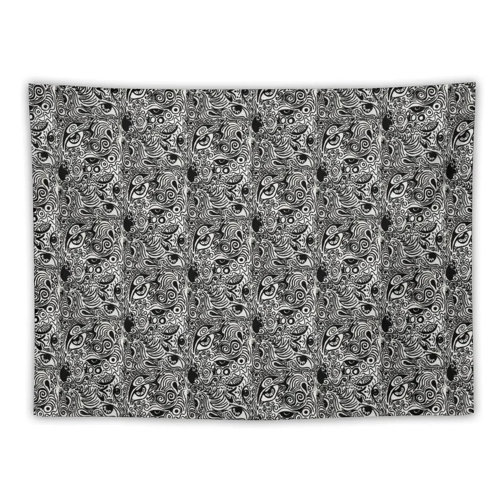 

Zentangle Eyes Tapestry Home Decor Accessories Decorative Wall Aesthetic Home Decor Tapestry