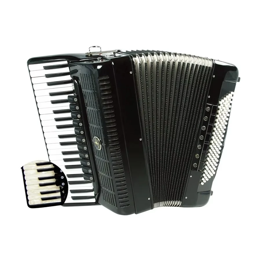 سيساوند المهنية 120 باس 11 + 7 + 1 سجلات لوحة مفاتيح البيانو الأكورديون أداة الأكورديون JP2001 OEM 41 مفتاح لوني #3