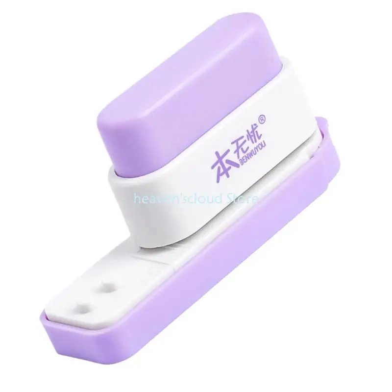 Y88B 5 홀 페이퍼 펀처 핸드 계정 구멍 펀처 휴대용 구멍 펀치 사용하기 쉬운