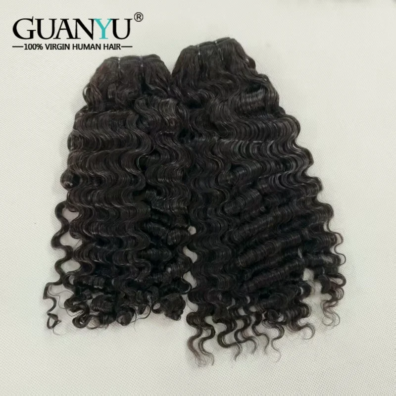 نطاط مجعد اللون الطبيعي حزم الشعر البشري البرازيلي وصلات شعر نطاط مجعد الشعر البشري حزم