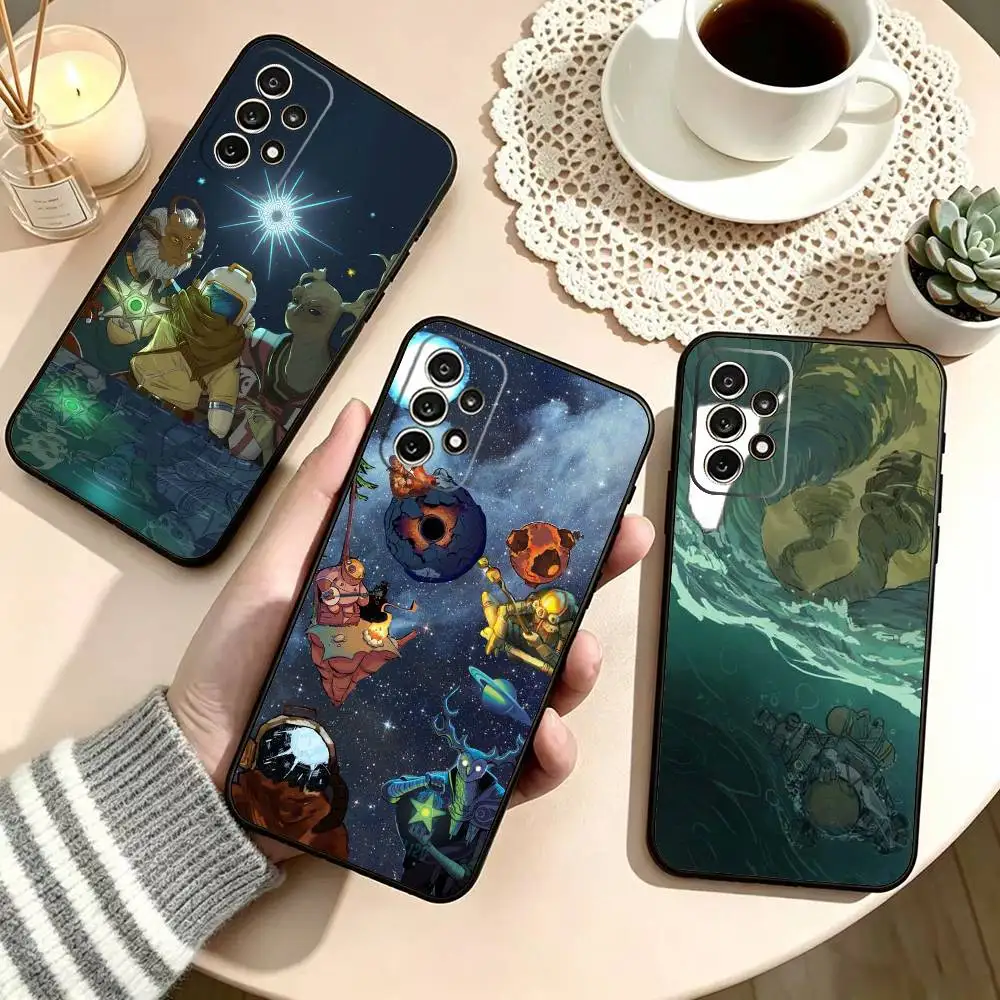 Cosmic Mystery Outer W-Wilds  Phone Case For Samsung S25,S24,S21,S22,S23,S30,Ultra,S20,Plus,Fe,Soft Silicone Black Cover