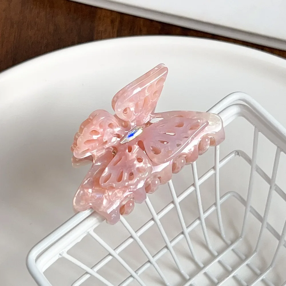 

Hollow Butterfly Hair Claw Claw Clip Headdress Acetate Hair Claw Hair Accessories Ponytail Holder Butterfly Shark Clip Back Head