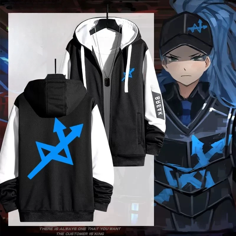 Game Library of Ruina 3D Print Zip Up Women/men Hoodie Sweatshirt Streetwear Hip Hop Cosplay Zipper Hooded Jacket Outerwear