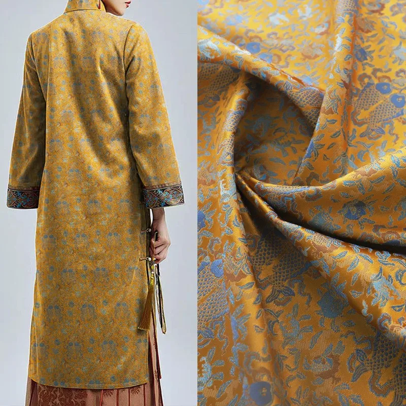 Kain rompi brokat Lagu imitasi gaya Cina baru pakaian satin jacquard tinggi