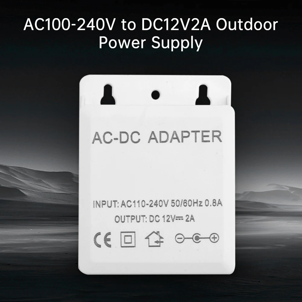 AC100-240V DC12V2A pasek dioda LED dużej mocy kamera monitorująca światła ładowarka dla CCTV bezpieczeństwo analogowa kamera Ip AHD