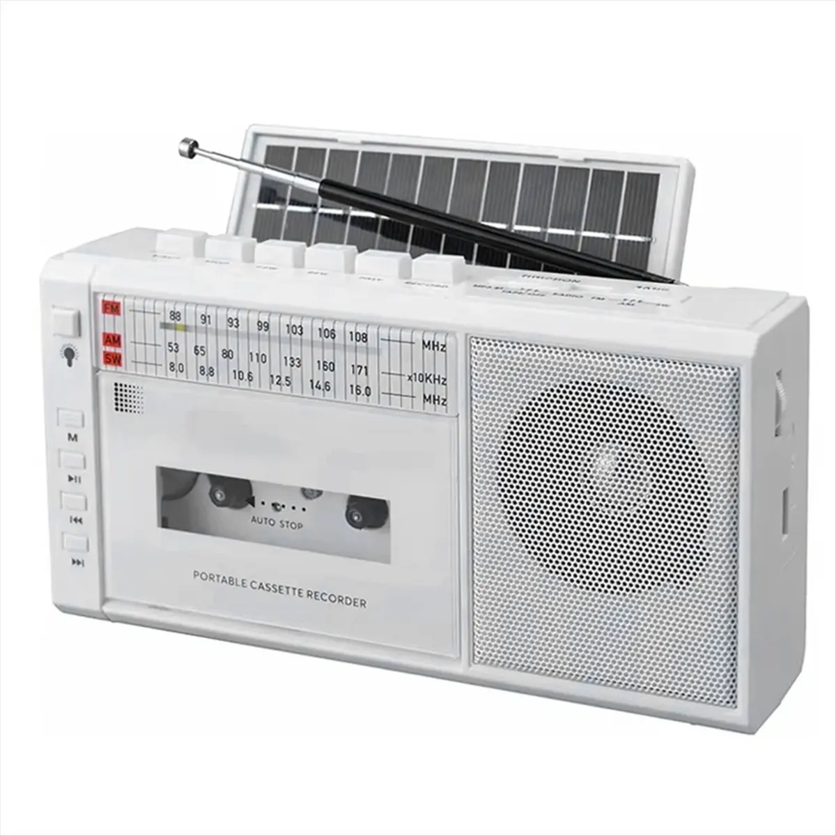 DT82 New Retro USB AM/FM/SW Multiband Radio Stereo Wireless Bluetooth Mp3 Audio Cassette Tape Player Recorder AM Radio EU Plug
