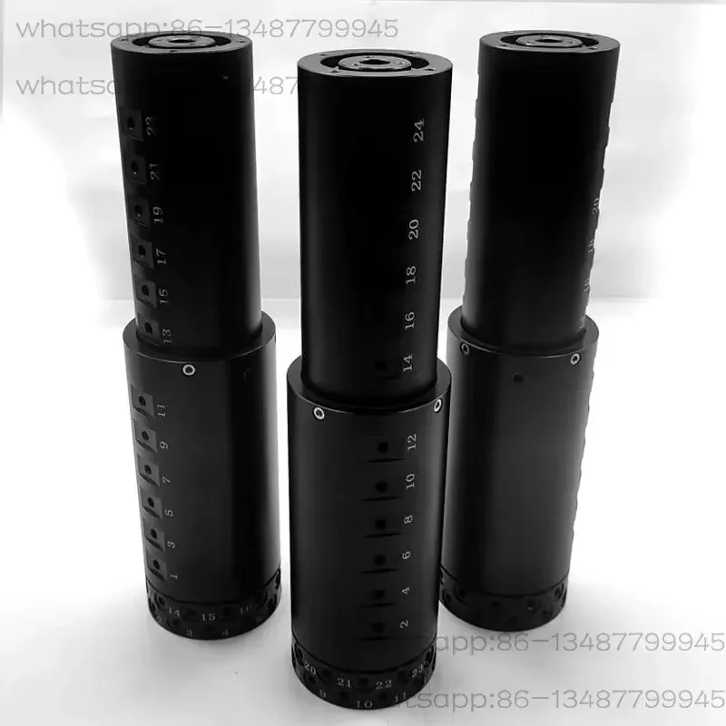 24 in 24 out slip ring Vacuum gas 360 degrees 300 speed rotation Pneumatic connection Slip ring Multi-pipeline outlet