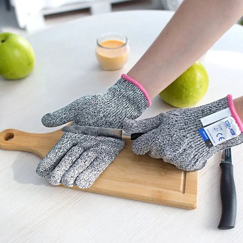 Anti Cut Gloves GMG Nonslip HPPE EN388 ANSI Anti Cut Level 5 Safety Work Gloves Cut Resistant Gloves For Kitchen Garden image 2