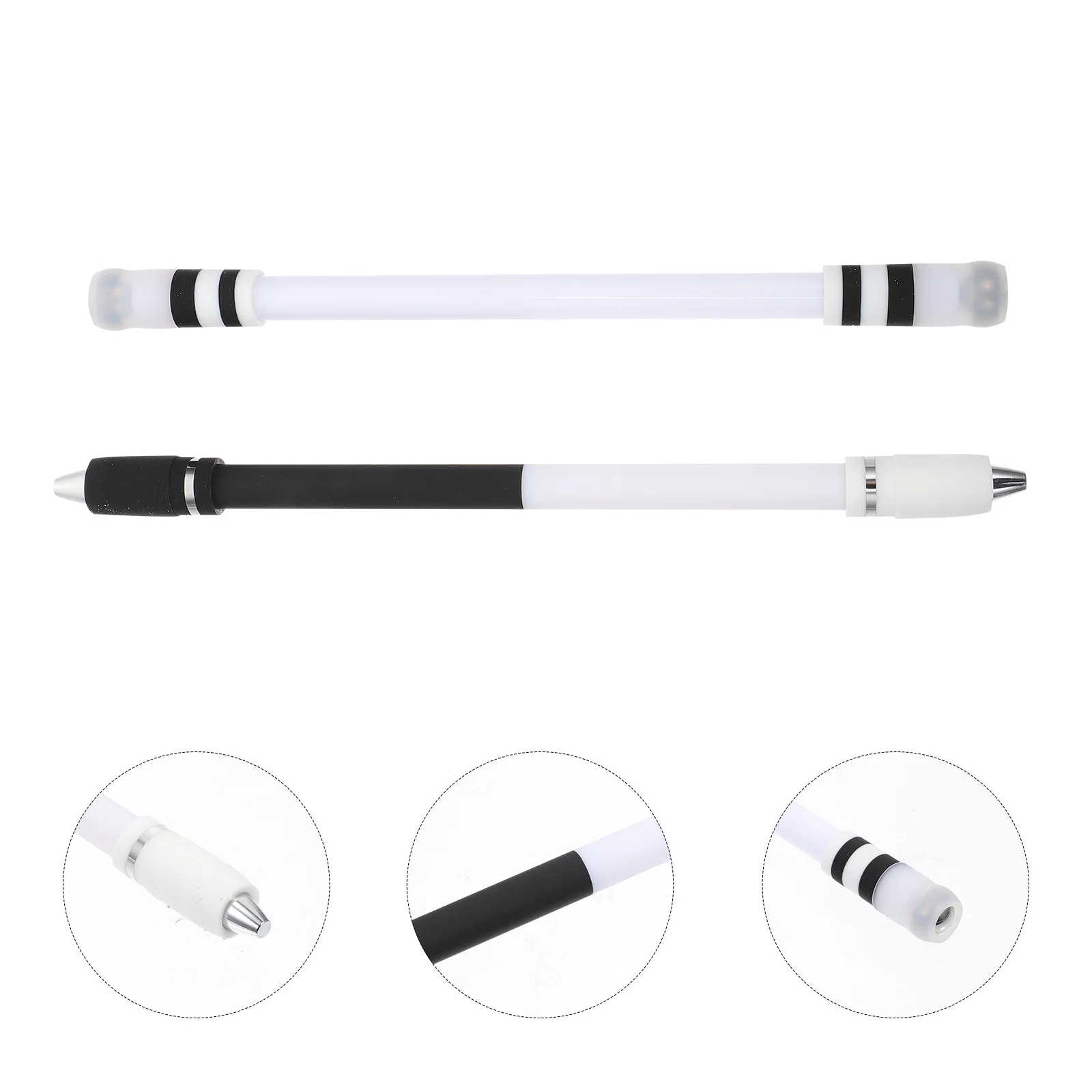 

2Pcs Portable Flipping Pen Rotating Pen Professional Students Stress Relieve Students Toy