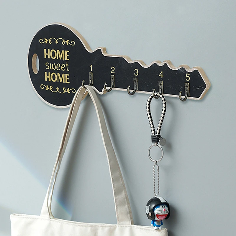 Key Holder Functional Durable Wall Hanger Popular Key Shape High Demand Wall-mounted Key Rack Unique Design Wall Hook Stylish