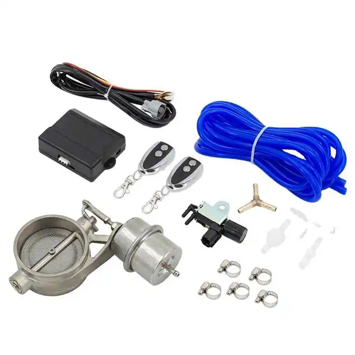 

1Set Stainless Steel Control Exhaust Valve/Cutout Wireless Remote Controller Switch For Car Exhaust Control Set 51.60.63.70.76MM