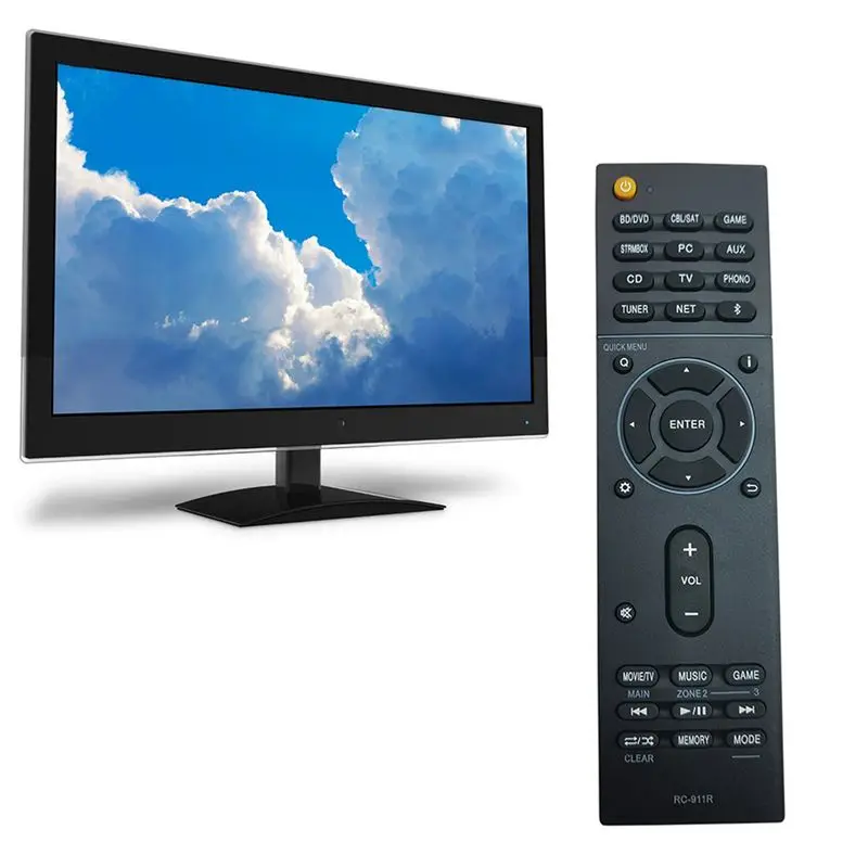 2X Replace RC-911R Remote Control For Onkyo AV Stereo Receiver TX-NR578 TX-DS787 TX-NR777 TX-NR686 HT-S7805 TX-RZ720