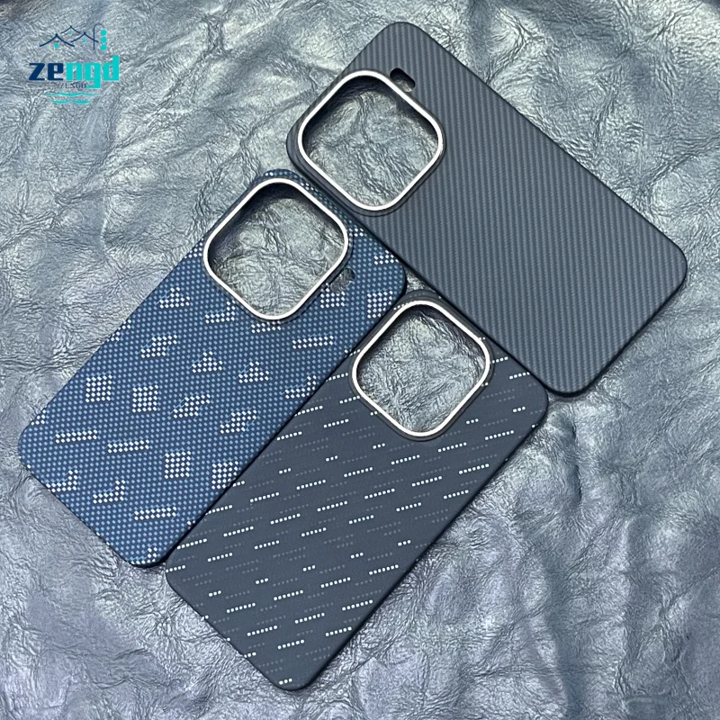 

Магнитный чехол для телефона из арамидного волокна для OPPO Find X9/X9 Pro — тонкий противоударный чехол с магнитным креплением