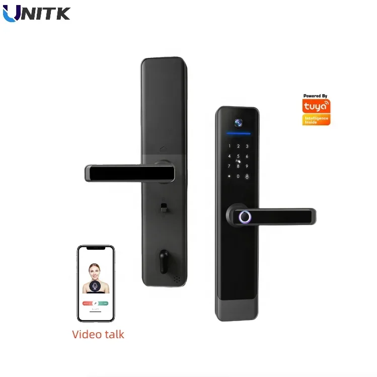 

smart remote control tuya wifi biometric fingerprint smart lock keyless entry door lock