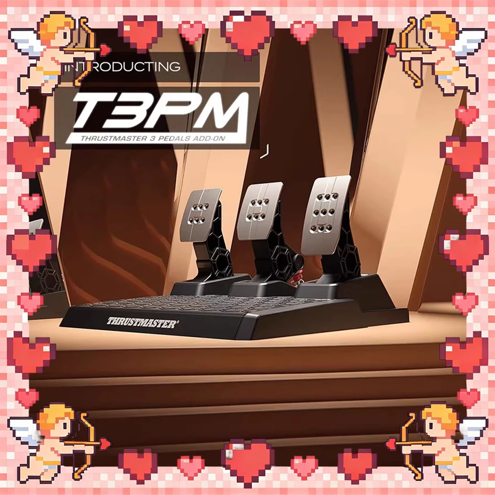 

Игровые педали THRUSTMASTER T3PM с магнитной технологией, три педали, четыре режима давления, технология магнитного сенсорного управления HEART, игровые педали для подарков