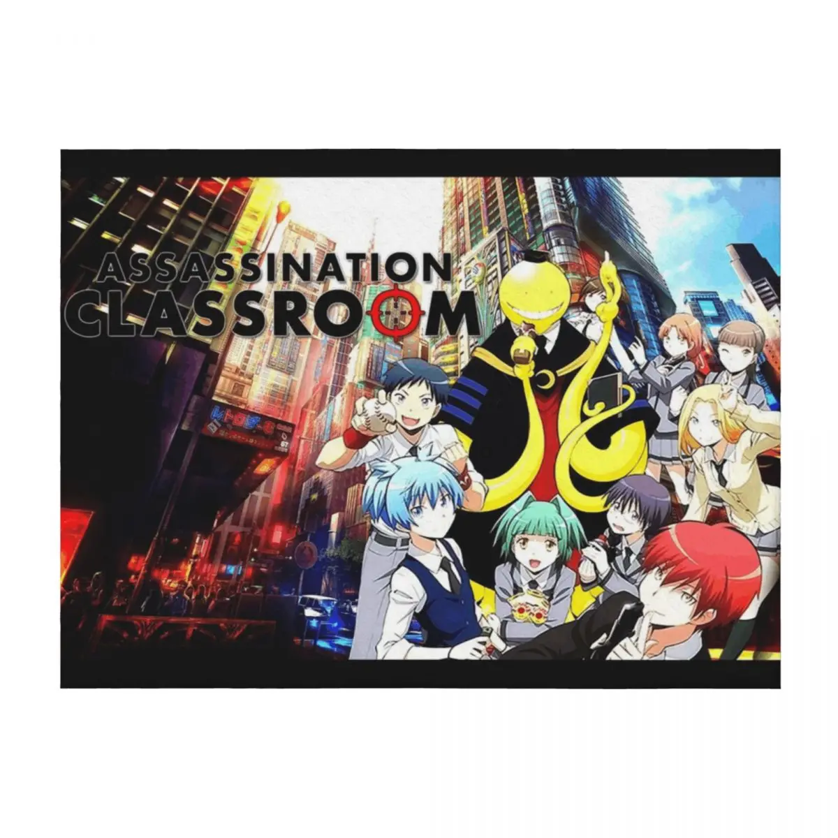 

Assasination Classroom Throw Blanket blankets ands Thins Plaid Sofa Quilt Blankets