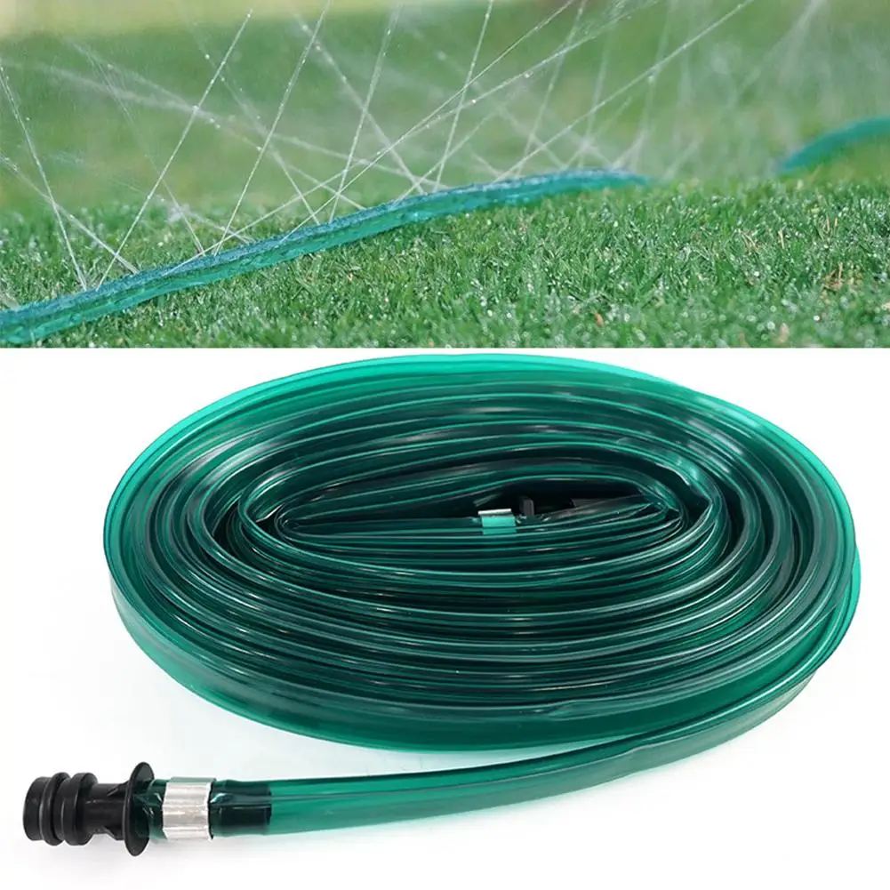 7.5m Sprinkler Soaker Hose Drip Hose Sprinkler High-strength PVC Garden Lawn Watering Irrigation Spray Hose Garden Irrigation