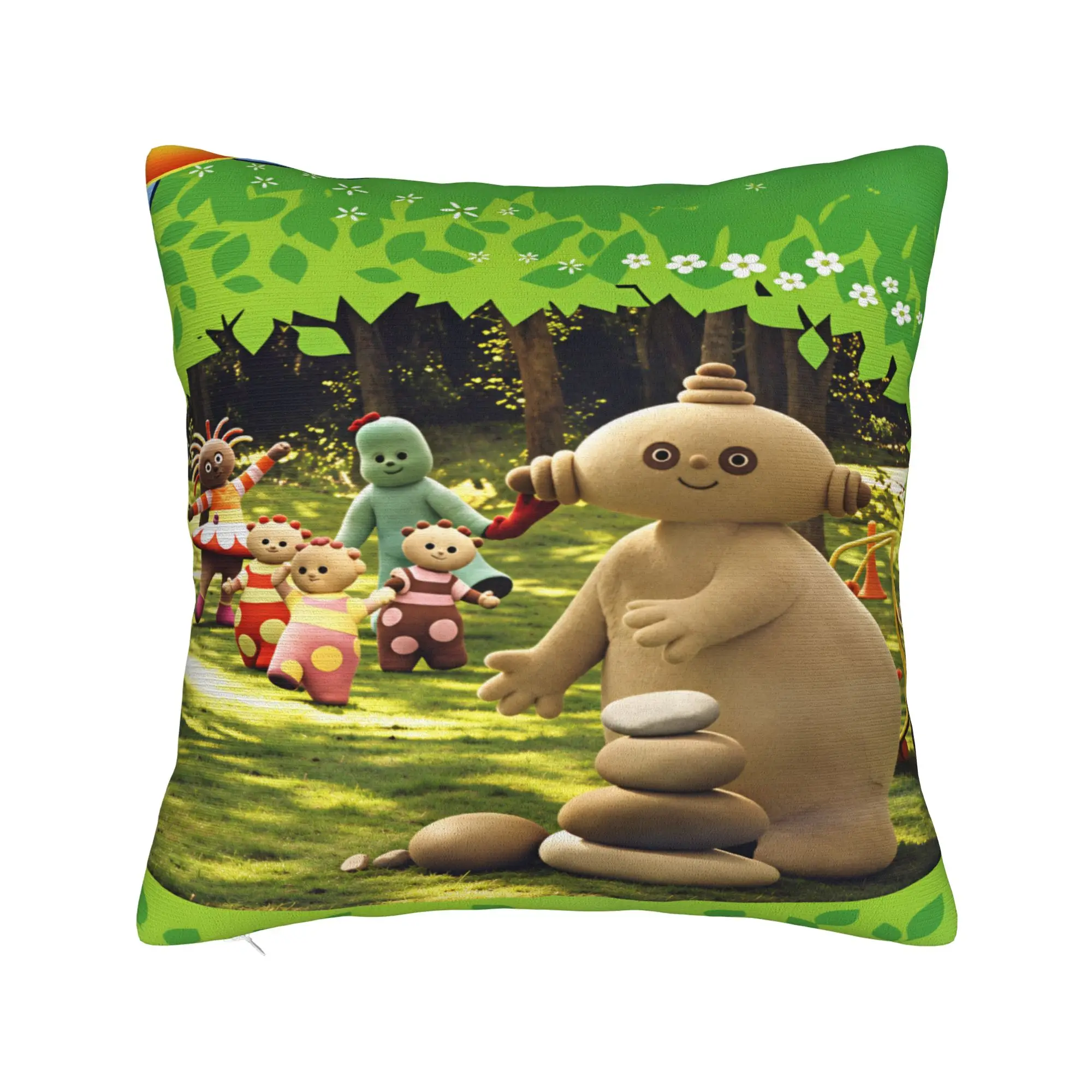 Pillow Cover The Haahoos In the night garden  Funny Pillow Case For Sofa Home Decoration Pillowcases