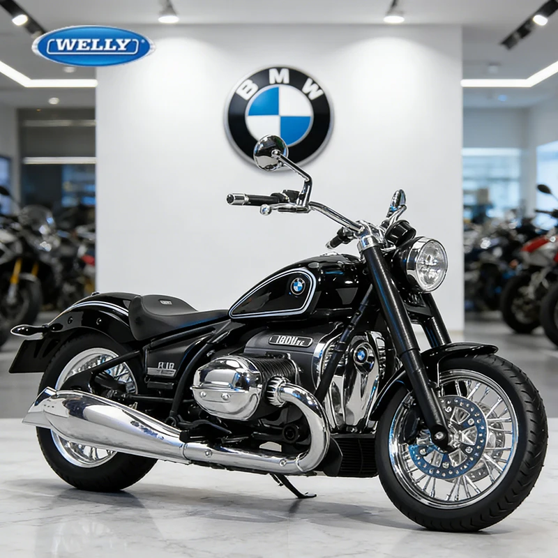 

WELLY 1/12 BMW R18 2020, литая под давлением модель мотоцикла, коллекция игрушечных транспортных средств, автобайк, амортизатор, внедорожный мотоцикл, игрушечный автомобиль