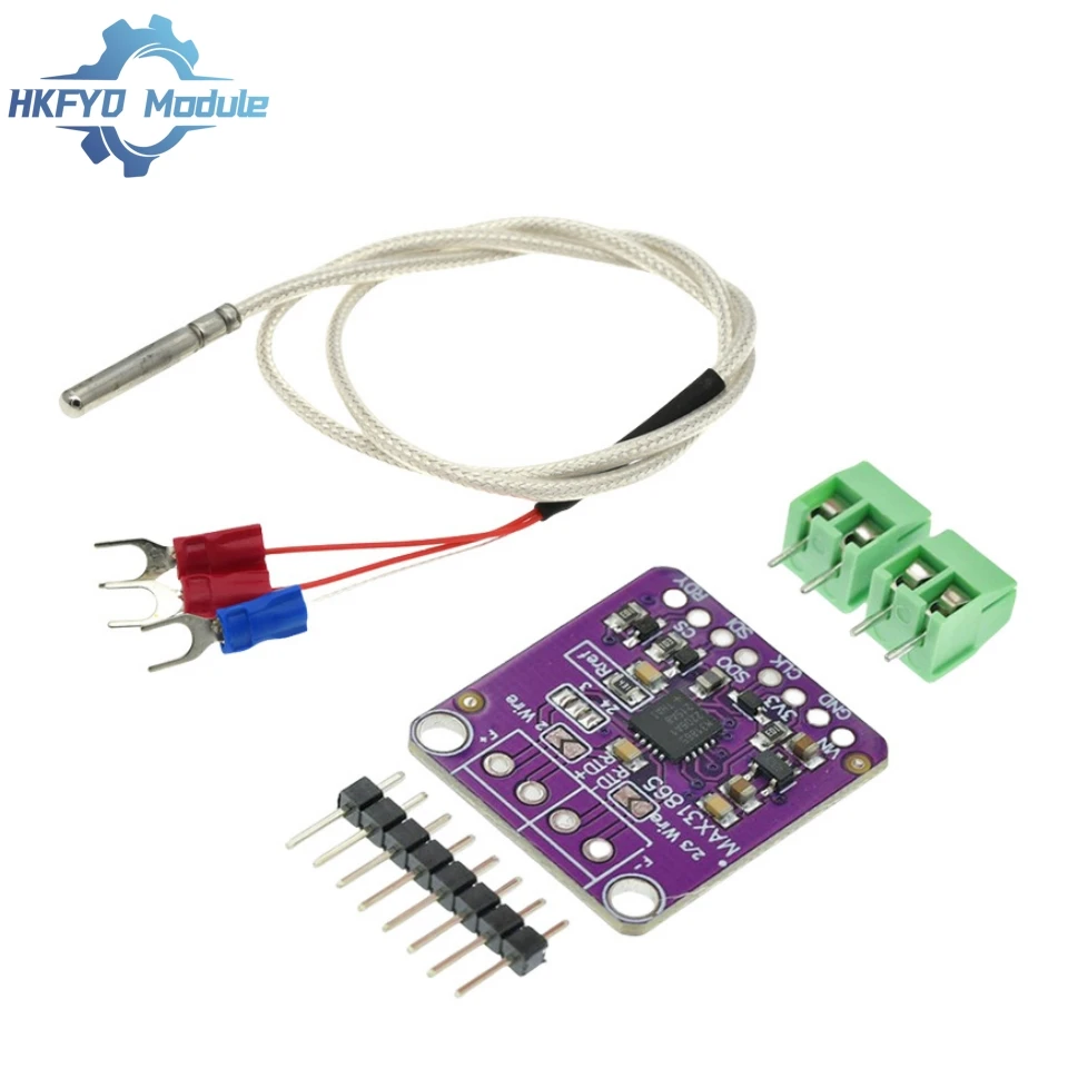 MAX31865 PT100/PT1000 RTD-to-Digital Converter Board Temperature Thermocouple Sensor Amplifier Module 3.3V/5V