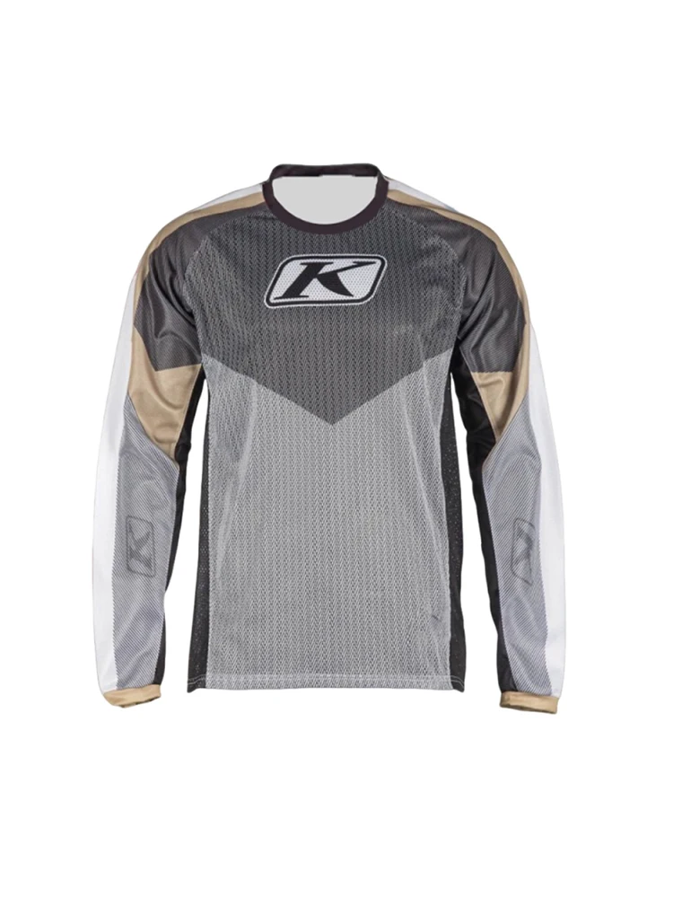 AliExpress QJMOTOR 2026 Hot Selling  Klim Off Road Riding Shirt Motorcycle Mountain Bike Sportswear Breathable Sweat Wicking Outdoor Training Top