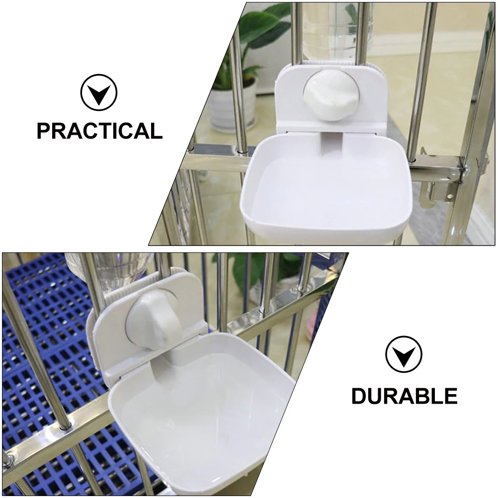 

1pc 450Ml Automatic Pet Water Dispenser For Rabbit Chinchilla Leakproof Durable Drinking Bowl Hanging Design Easy