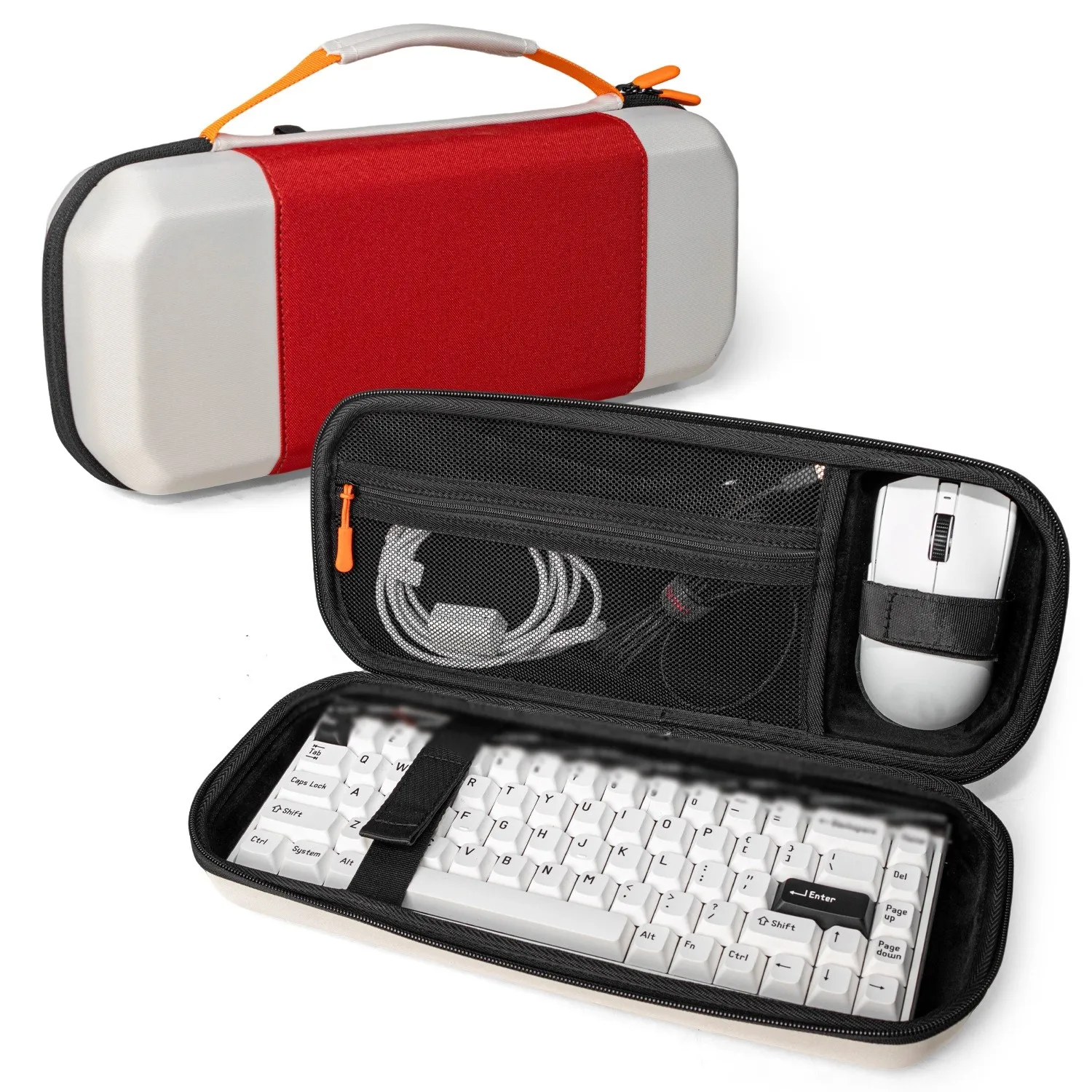 EVA 68-Key Keyboard Storage Case with Integrated Handle for Made68Pro For Wooting For ultra Mechanical Keyboards
