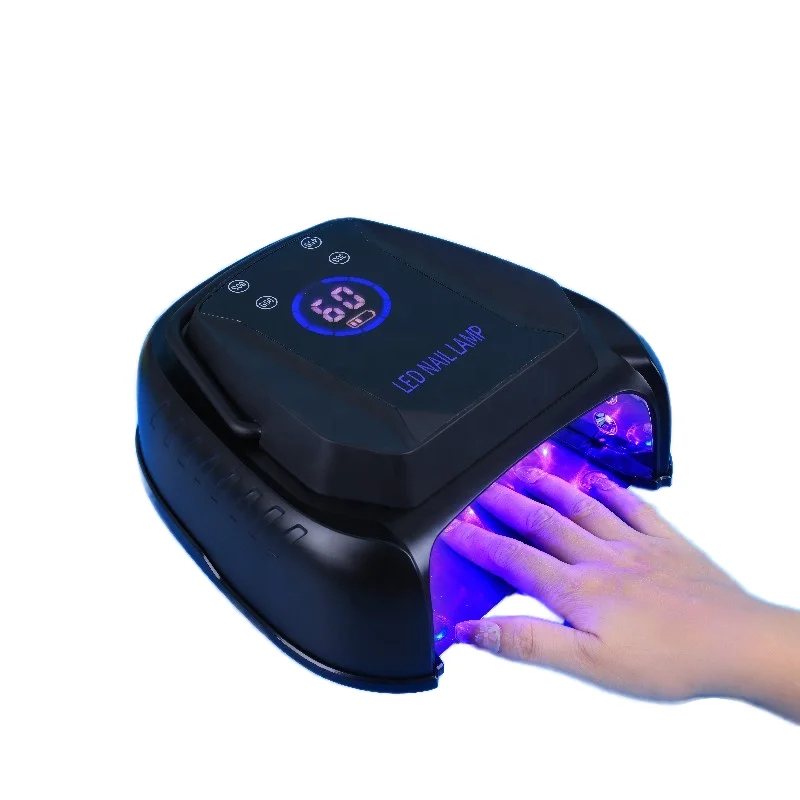 Newest Durable Metal Structure Professional Nail Supplies Salon Rechargeable Cordless Gel Machine Gel Dryer Nail Polish Led Lamp