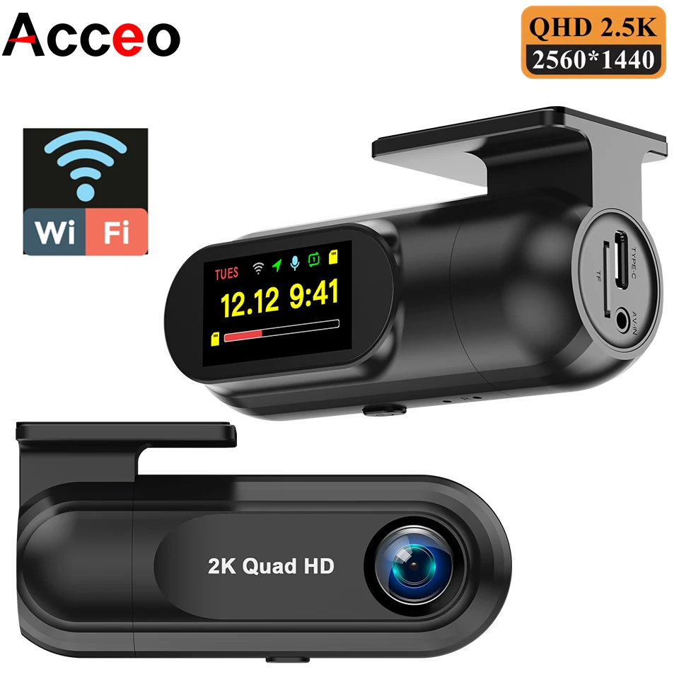 2K Dash Cam Wifi Ca…