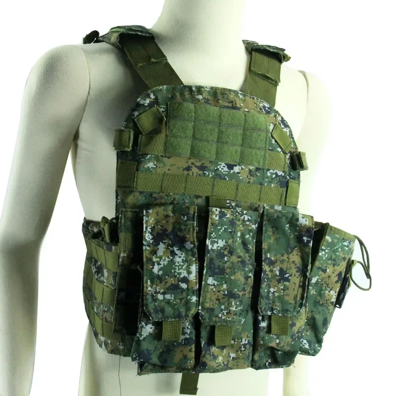 US Camouflage Vest Digital Jungle Green Tactical 6094