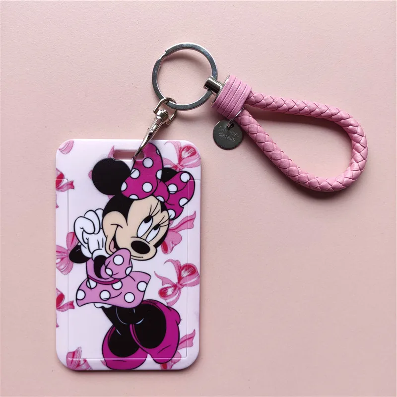 Minnie Kids Cartoon Pols Kaarthouders Vrouwen Zakelijke Creditcard Houder Bank Id Houders Badge Kid Student Bus Kaart Cover case