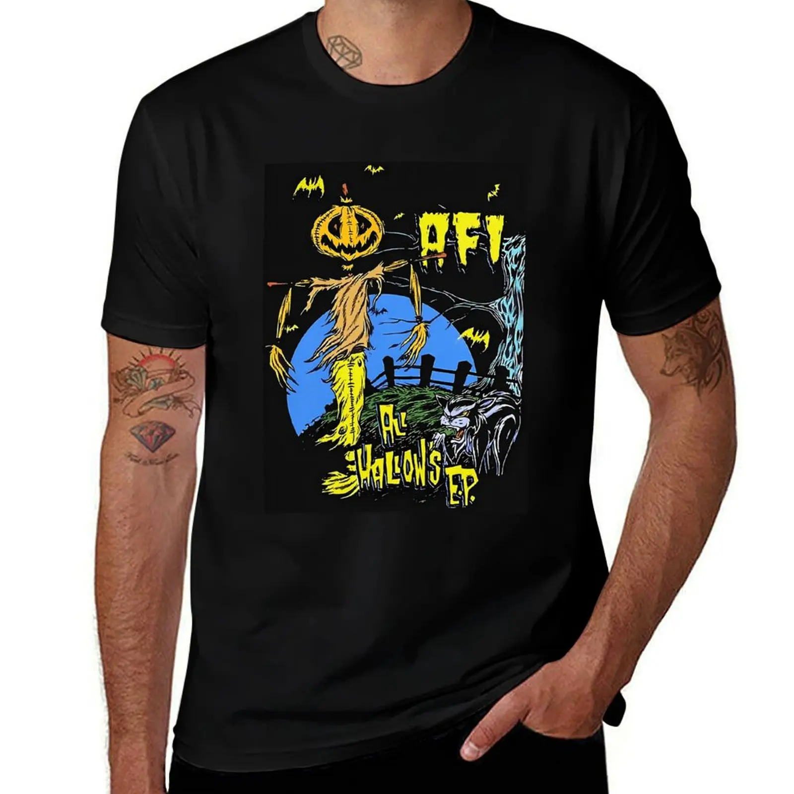 Best-New94 afi band T-Shirt Soft Anti-Shrink Cotton Tee