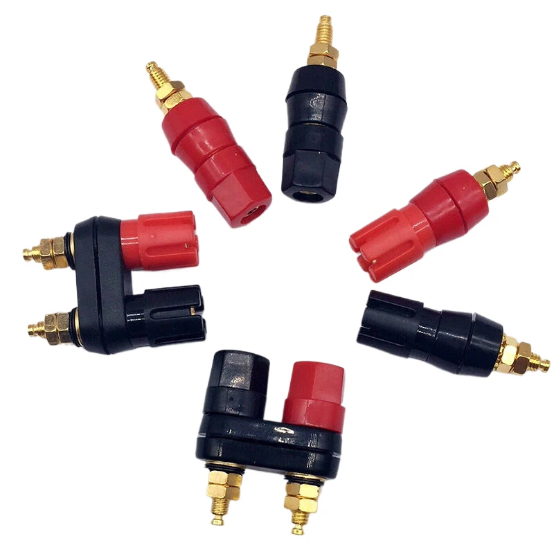 Double Row Wiring Column Double Red And Black Hexagonal Wiring Column Audio Amplifier Wiring Column