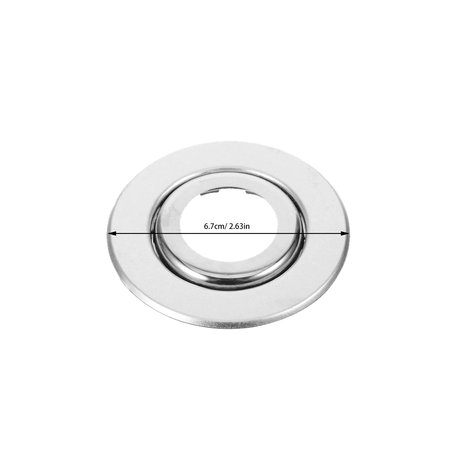 30 قطعة Escutcheon استبدال غطاء السقف الرش تقليم التحديثية لوحة تنورة