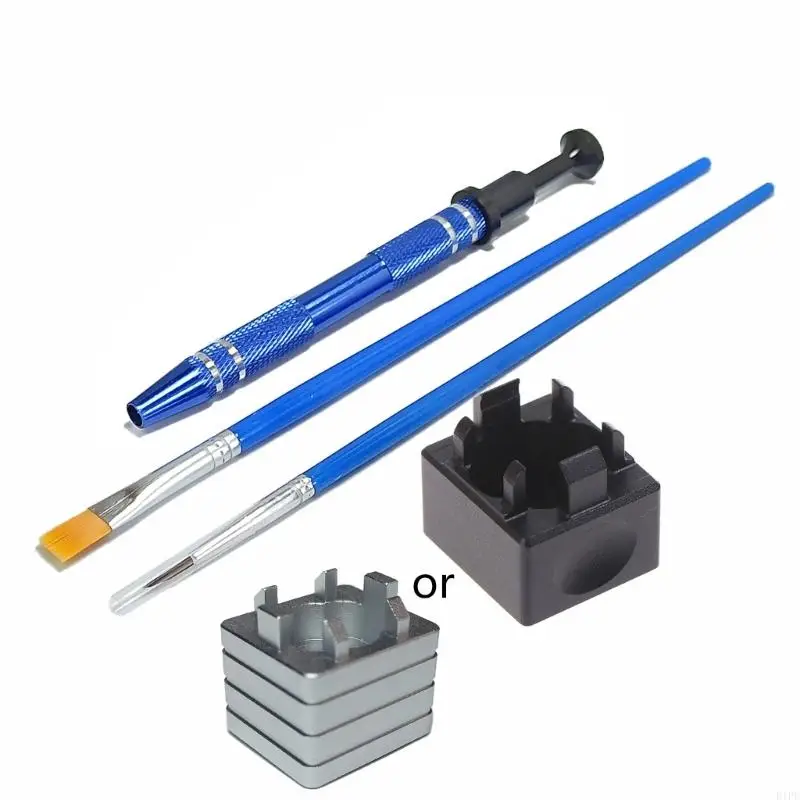 E1PF Switch Lube Station 4PCS with Switch Opener Clamp Key Puller Mechanical Keyboard Lube Pen Kit for Lubing Cherry Keyboard