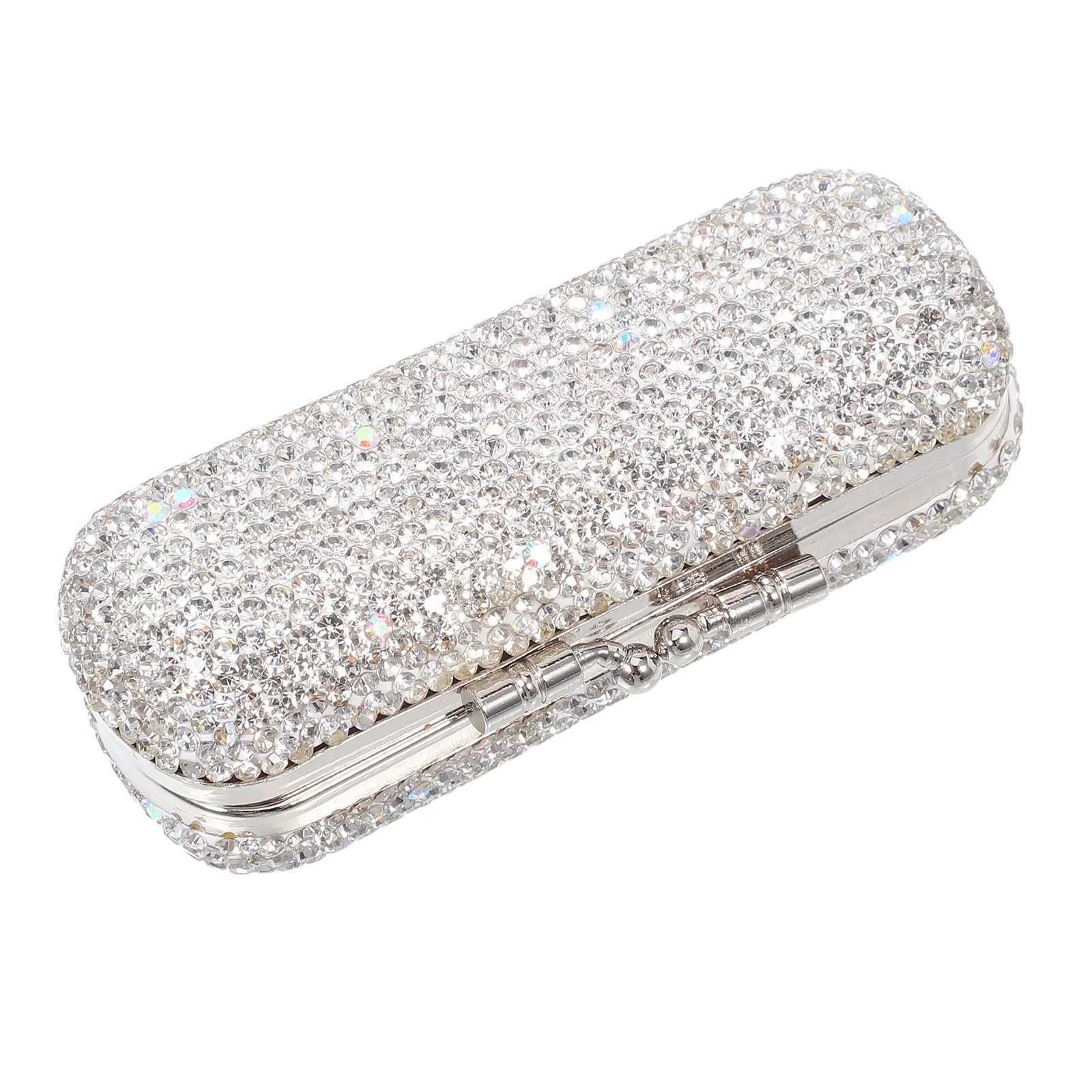 

Mini Lipstick Organizer Rhinestone Holder Portable Travel Case Compact Storage Box Protect Display Lipstick Bag for Purse