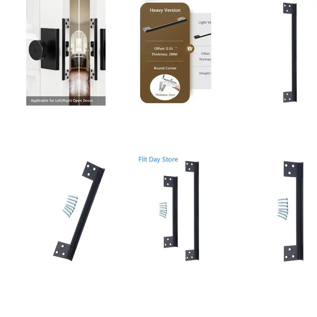 F92C Anti Pick Door Lock Guard L Stainless Steel 7 In or 11 In Size 2mm Thick