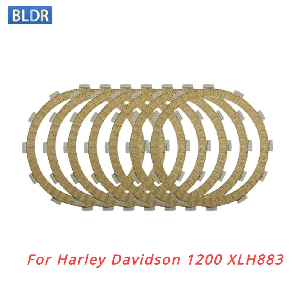 Motorcycle Clutch Friction Disc Plate Kit For Harley Davidson 1200 XLH883 XLH1100 XLH 1200 Sportster 1984-1990