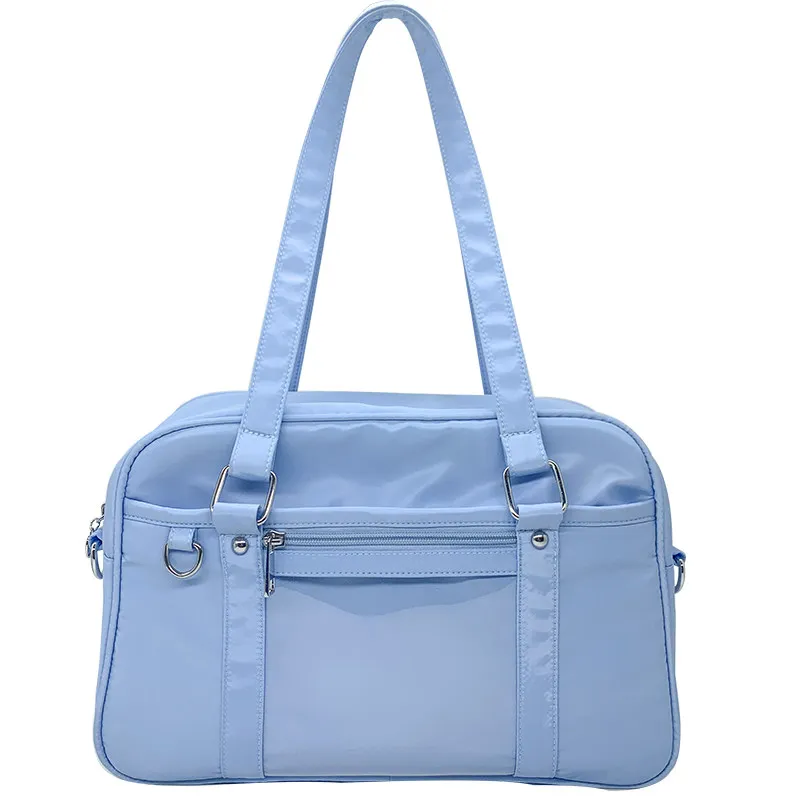 Nylon Lta Bag Uniform Bag Japanese Original JK College Wind Large Capacity Daily Commute Shoulder Oblique Span Bags for Women