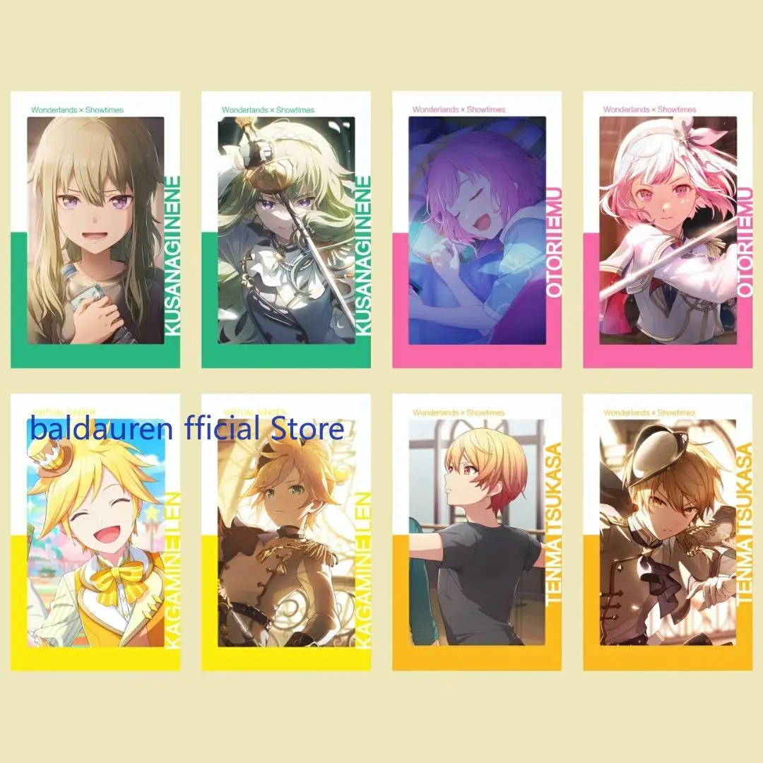 Anime Project Sekai Tenma Tsukasa Kusanagi Nene Kamishiro Rui Otori Emu Hinomori Shizuku Tenma Saki Postcard Card Photo Picture