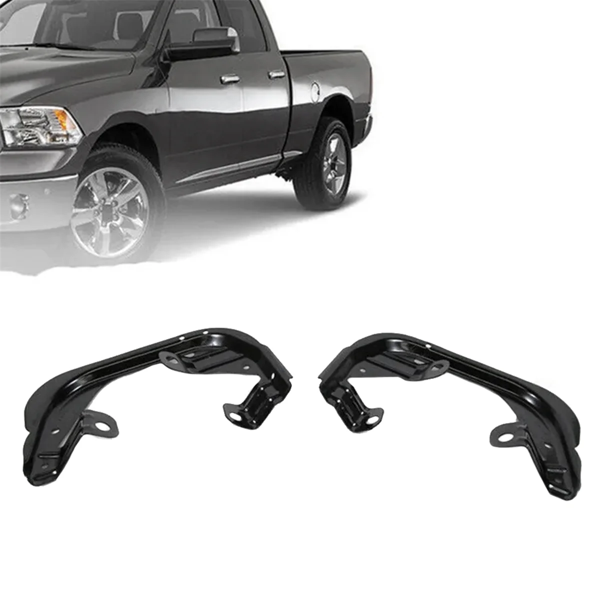 Front Bumper Fog Light Bracket 68049816AA for Dodge Ram 1500 2009-18